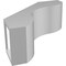 Ekena Millwork 5-in. W x 12-in. D x 12-in. H Stanfield Architectural Grade PVC Knee Brace BRCP05X12X12STA - alternate 4